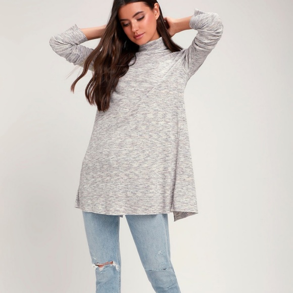 Free People Stonecold Multi Turtleneck Tunic Top - Picture 3 of 6